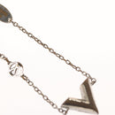 LOUIS VUITTON Essential V Bracelet metal Silver M63198 LV Auth bs24242-3