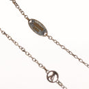 LOUIS VUITTON Essential V Bracelet metal Silver M63198 LV Auth bs24242-4