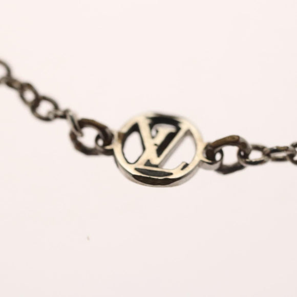 LOUIS VUITTON Essential V Bracelet metal Silver M63198 LV Auth bs24242