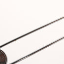 HERMES Serie Pin Brooch metal Silver Auth bs24245-7