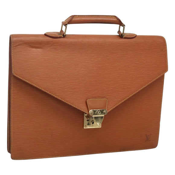 LOUIS VUITTON Epi Serviette Conseiller Zipangu Gold M54428 LV Auth bs24256