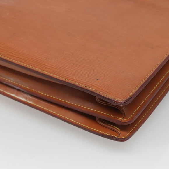 LOUIS VUITTON Epi Serviette Conseiller Zipangu Gold M54428 LV Auth bs24256