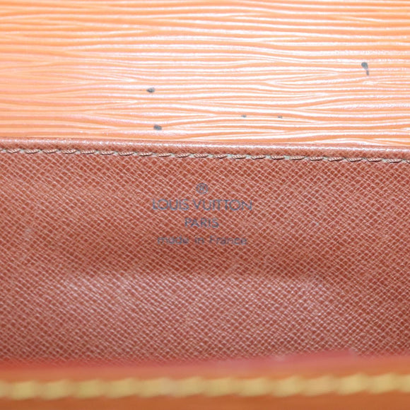 LOUIS VUITTON Epi Serviette Conseiller Zipangu Gold M54428 LV Auth bs24256