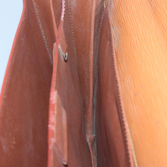 LOUIS VUITTON Epi Serviette Conseiller Zipangu Gold M54428 LV Auth bs24256