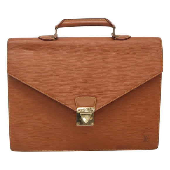 LOUIS VUITTON Epi Serviette Conseiller Zipangu Gold M54428 LV Auth bs24256