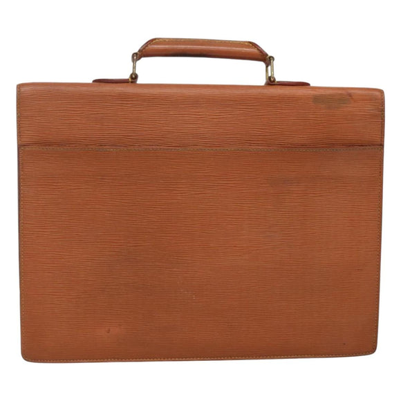 LOUIS VUITTON Epi Serviette Conseiller Zipangu Gold M54428 LV Auth bs24256