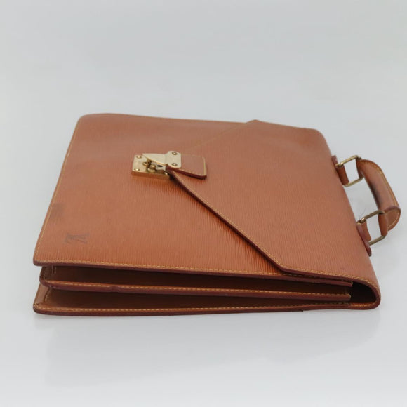 LOUIS VUITTON Epi Serviette Conseiller Zipangu Gold M54428 LV Auth bs24256