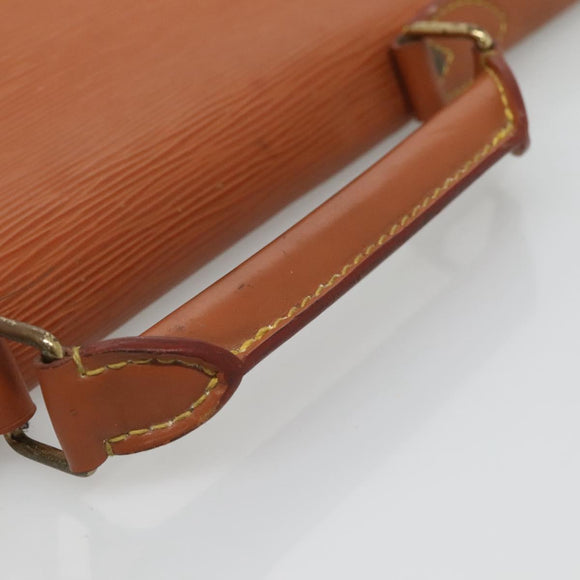 LOUIS VUITTON Epi Serviette Conseiller Zipangu Gold M54428 LV Auth bs24256