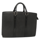 LOUIS VUITTON Taiga Porte Documents Rozan Bag Ardoise M30052 LV Auth bs24257-1