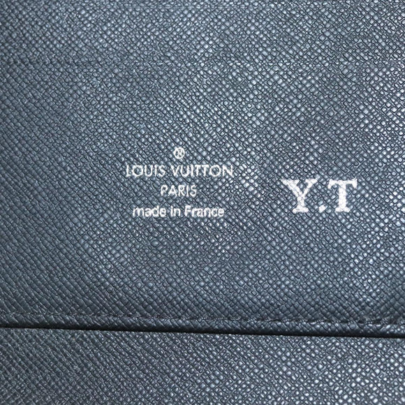 LOUIS VUITTON Taiga Organizer Atoll Travel Case Ardoise M30652 LV Auth bs24260