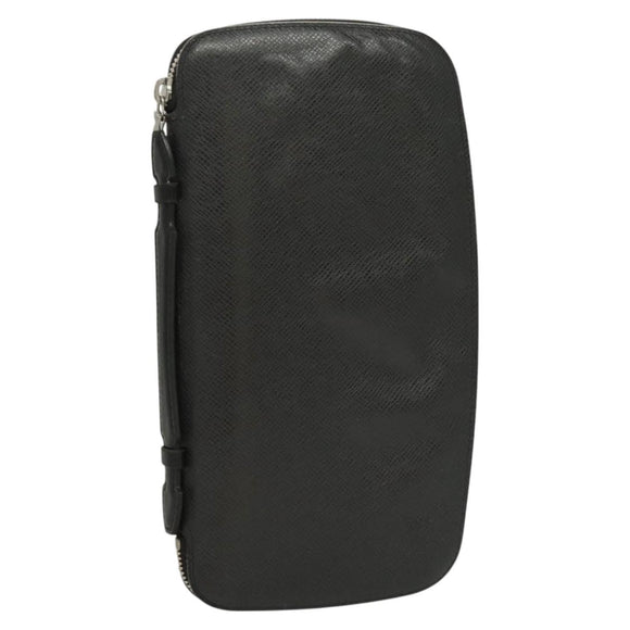 LOUIS VUITTON Taiga Organizer Atoll Travel Case Ardoise M30652 LV Auth bs24260