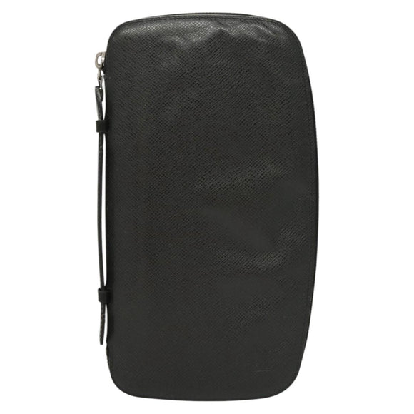 LOUIS VUITTON Taiga Organizer Atoll Travel Case Ardoise M30652 LV Auth bs24260