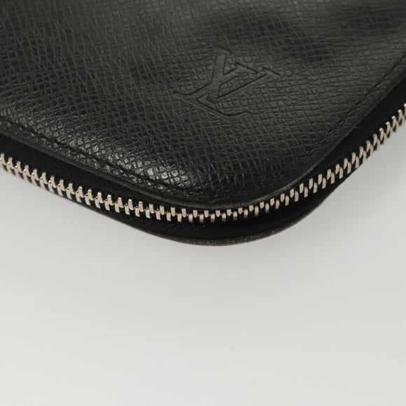 LOUIS VUITTON Taiga Organizer Atoll Travel Case Ardoise M30652 LV Auth bs24260