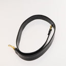 CHANEL Vanity Pouch Patent leather 2way Black Gold CC Auth bs24264-21