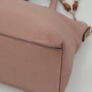 GUCCI Hand Bag Leather Outlet 2way Pink Gold 365346 Auth bs24266-15