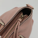 GUCCI Hand Bag Leather Outlet 2way Pink Gold 365346 Auth bs24266-10