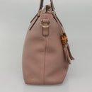 GUCCI Hand Bag Leather Outlet 2way Pink Gold 365346 Auth bs24266-3