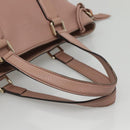 GUCCI Hand Bag Leather Outlet 2way Pink Gold 365346 Auth bs24266-7