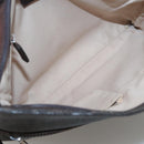 GUCCI GG Supreme Shoulder Bag PVC Outlet Brown Silver 264217 Auth bs24270-11