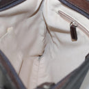 GUCCI GG Supreme Shoulder Bag PVC Outlet Brown Silver 264217 Auth bs24270-19