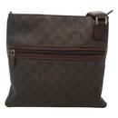 GUCCI GG Supreme Shoulder Bag PVC Outlet Brown Silver 264217 Auth bs24270-13