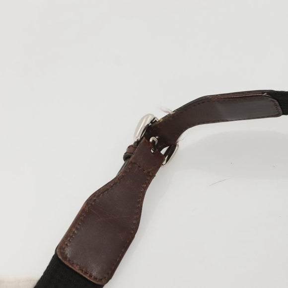 GUCCI GG Supreme Shoulder Bag PVC Outlet Brown Silver 264217 Auth bs24270