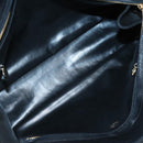 CHANEL V stitch Hand Bag Lamb Skin Black CC Auth bs24282-11