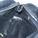 CHANEL V stitch Hand Bag Lamb Skin Black CC Auth bs24282-18