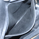 CHANEL V stitch Hand Bag Lamb Skin Black CC Auth bs24282-12