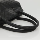 CHANEL V stitch Hand Bag Lamb Skin Black CC Auth bs24282-7
