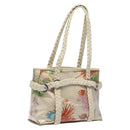 Salvatore Ferragamo Shoulder Bag Vinyl White Auth bs24291-1