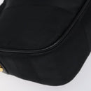 Salvatore Ferragamo Shoulder Bag Canvas Leather Black Auth bs24292-17