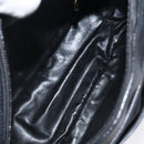 Salvatore Ferragamo Shoulder Bag Canvas Leather Black Auth bs24292-11