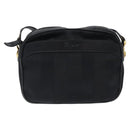 Salvatore Ferragamo Shoulder Bag Canvas Leather Black Auth bs24292-13