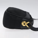 Salvatore Ferragamo Shoulder Bag Canvas Leather Black Auth bs24292-3