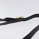 Salvatore Ferragamo Shoulder Bag Canvas Leather Black Auth bs24292-14