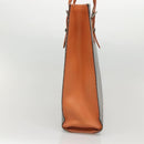 GOYARD Herringbone COMOR GM Tote Bag Leather Black Silver Auth bs24293-4