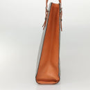 GOYARD Herringbone COMOR GM Tote Bag Leather Black Silver Auth bs24293-5