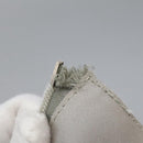 CHANEL Hand Bag Nylon 2way White Gray Silver CC Auth bs24302-9