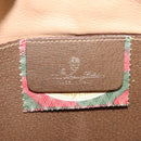 GUCCI GG Supreme Web Sherry Line Bag PVC Beige Gold 904 02 047 Auth bs24305-17