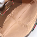 GUCCI GG Supreme Web Sherry Line Bag PVC Beige Gold 904 02 047 Auth bs24305-10