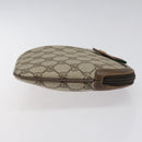 GUCCI GG Supreme Web Sherry Line Bag PVC Beige Gold 904 02 047 Auth bs24305-3