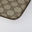 GUCCI GG Supreme Web Sherry Line Bag PVC Beige Gold 904 02 047 Auth bs24305-14