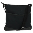 GUCCI GG Canvas Shoulder Bag Black Silver 145857 001013 Auth bs24306-1