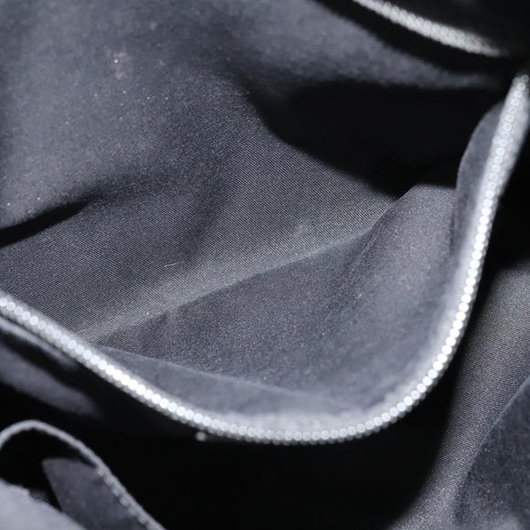 GUCCI GG Canvas Shoulder Bag Black Silver 145857 001013 Auth bs24306