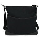 GUCCI GG Canvas Shoulder Bag Black Silver 145857 001013 Auth bs24306-13