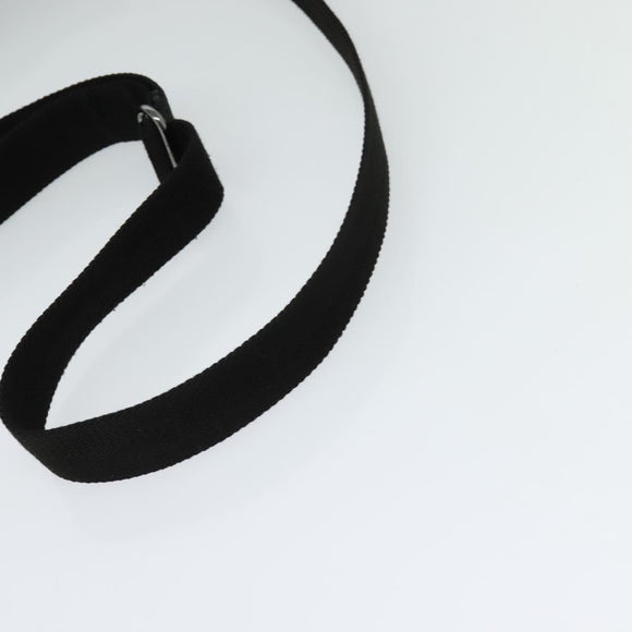 GUCCI GG Canvas Shoulder Bag Black Silver 145857 001013 Auth bs24306