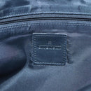 GIVENCHY Hand Bag Canvas Brown Gold Auth bs24312-17