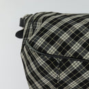 BURBERRY Nova Check Hand Bag Canvas 2way Black Auth bs24315-15