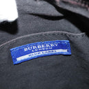 BURBERRY Nova Check Hand Bag Canvas 2way Black Auth bs24315-17